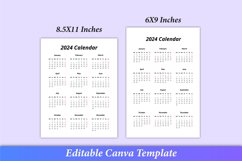 Editable 2024 Planner Canva Kdp Interior Product Image 5
