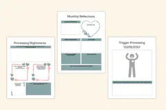2027 PTSD & Trauma Processing Workbook Kdp interiors Product Image 5