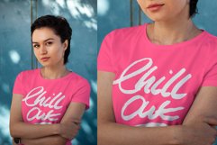 Ladies T-shirt Mock-up Product Image 5