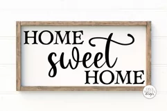 Home Sweet Home SVG | Farmhouse Sign | DXF and More Product Image 2