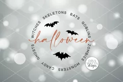 Halloween Word Art SVG | Halloween Sign SVG | DXF and More! Product Image 3