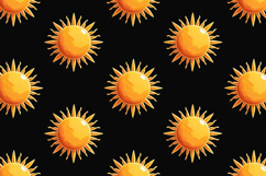 Golden Sun Pattern Background Product Image 1
