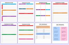 2026 Problem Solving Workbook Canva Templates Product Image 7
