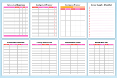 2026 Homeschool Planner For Canva KDP Interior Product Image 6