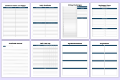 2027 Anxiety &amp; Depression Planner | Care Product Image 6
