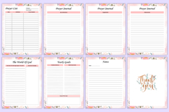 Ultimate 2026 Prayer Journal Canva Template Product Image 6