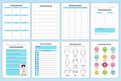 2025 Depression &amp; Anxiety Workbook Canva templates Product Image 6
