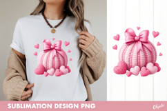 Pink Crochet Teacher Sublimation PNG Product Image 1