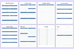 2026-2027 Bible Study Journal Canva Templates Product Image 6