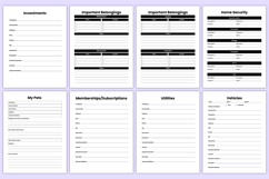 2026 End of Life Planner Bundle Canva Template Product Image 6