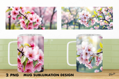 Mug Spring Sublimation Wrap PNG Product Image 1