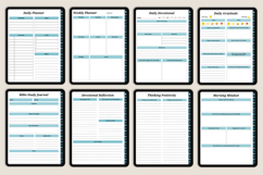 Digital 2026 Bible &amp; Devotional Journal Canva Template Product Image 6