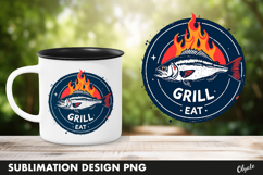 BBQ Sublimation PNG, Grilling Quote PNG Product Image 1