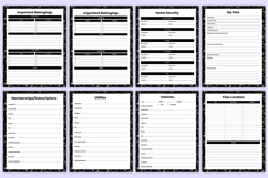 2026 Final Wishes &amp; Legacy Organizer Canva Templates Product Image 6