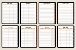 2026 Digital Reading Journal Bundle Canva Template Product Image 6