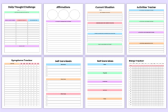 2026 Therapy &amp; Healing Workbook Canva Templates Product Image 6