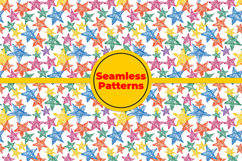 Scribble Stars Seamless Pattern and Digital Paper Design Product Image 6