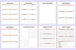 2026 Positive Mindset Journal Canva Template Product Image 6