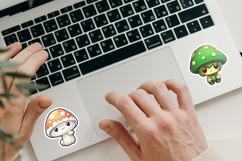 Kawaii Mushroom Sticker Set Product Image 6