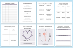 2026 PTSD &amp; Trauma Processing Workbook Canva templates Product Image 6