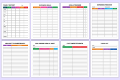 2026 Business Management Organizer Canva Templates Product Image 7