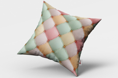 Pastel Quilted Puff Seamless Pattern and Digital Paper Product Image 6