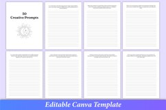 Editable 2024 Moon And Astrology Planner With Prompts Canva Product Image 6