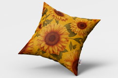 Sunflower Seamless Pattern and Digital Paper Design Product Image 5