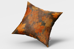 Fall Leaves Grunge Seamless Pattern and Digital Paper Product Image 6