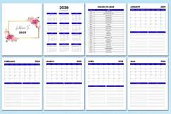 5 Year Monthly Agenda 2026 - 2030 Canva templates Product Image 6