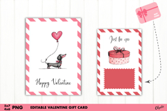 Valentine Gift Card Sublimation, Valentines Day Greeting Product Image 1