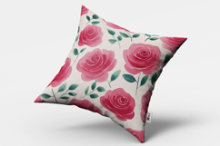 Watercolor Minimal Rose Seamless Pattern and Digital paper Product Image 6