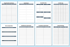 2026 Mental Health Planner Canva Interior Product Image 6