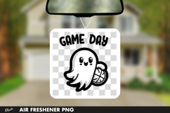 Halloween Air Freshener PNG. Football Ghost PNG Product Image 1