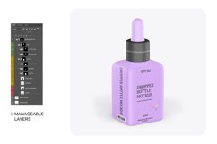Matte Dropper Bottle Mockup Product Image 7