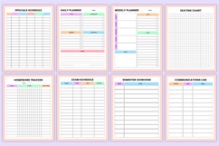 2026 Teacher Lesson Organizer Canva Kdp Templates Product Image 6