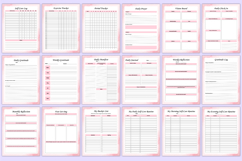 2026 Self-Love &amp; Wellness Journal Bundle Canva Templates Product Image 6