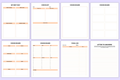 2026-2027 Vision Board Kit Canva Templates Product Image 6