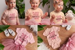 Baby Girl Bodysuit Mock-up Product Image 5