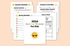 2024 Summer Planner For Kids For Canva Product Image 6
