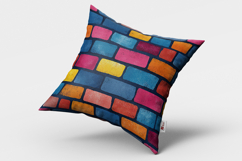 Colorful Bricks Seamless Pattern and Digital Paper Product Image 6