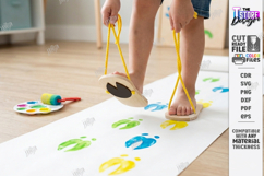 Footprint Shoes Laser Cut Bundle | Childrens Feet Stilts SVG Product Image 9