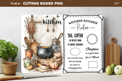 Witches Kitchen, Witches Kitchen Rules, Cutting Board PNG Product Image 1