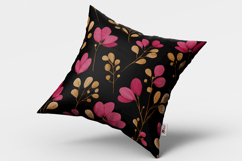 Pink and Gold Flowers Seamless Pattern and Digital paper Product Image 6