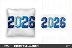 2026 Latch Hook Yarn Sublimation. Pillow Case PNG Product Image 1