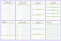 Therapy &amp; Self Care Workbook | Self Care &amp; Healing Canva Kdp Product Image 6