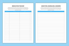 Editable 2024 Addiction Recovery Planner Canva Product Image 6