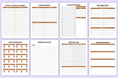 Anxiety &amp; Self-Healing Journal | Mental Health, Self-Care Product Image 5