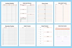 Editable Working From Home Planner Canva Product Image 6