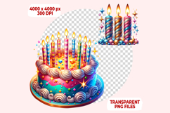Birthday Clipart PNG Bundle Product Image 6